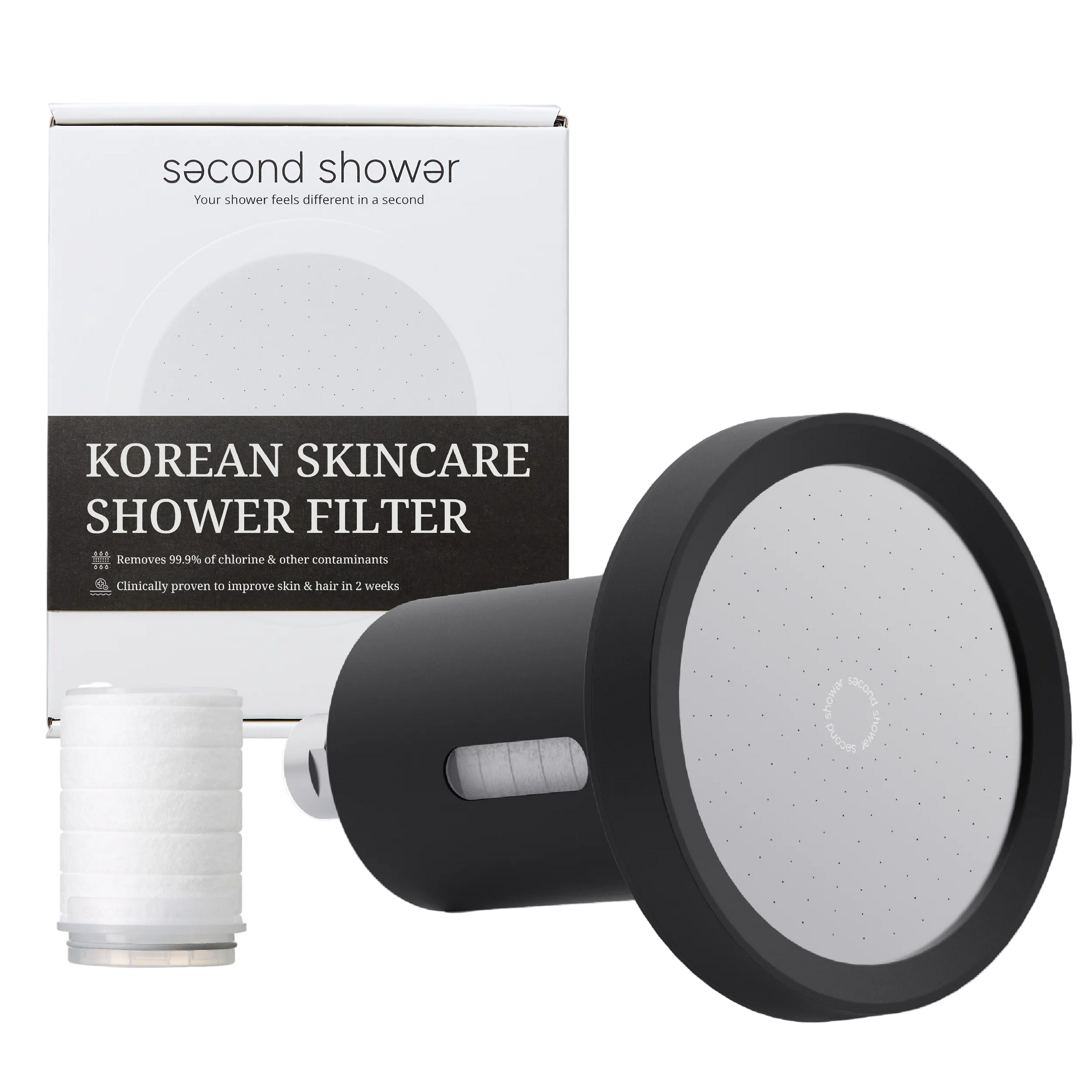 Second Shower Vitamin C Filtered Showerhead — NSF Certified, 176
