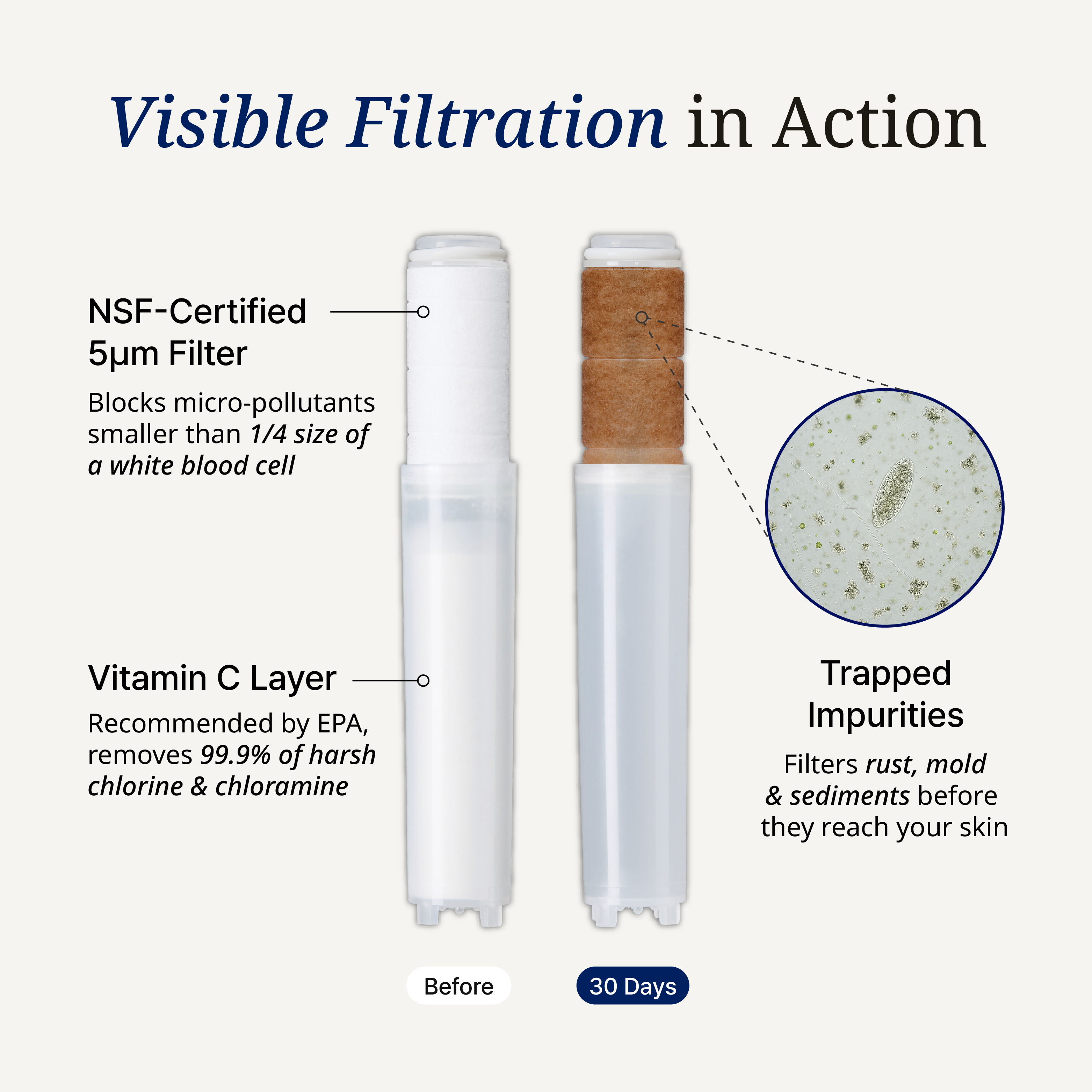the Second Shower Hand Filter