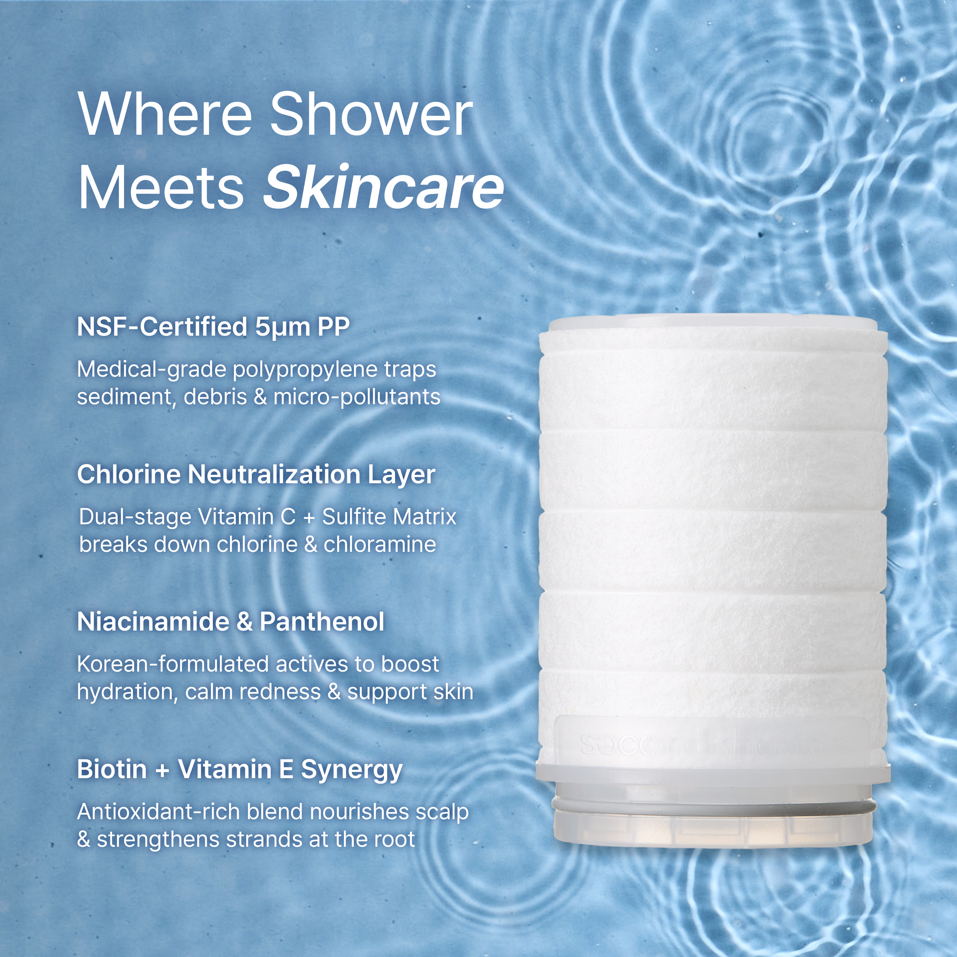 the Second Shower Head Filter