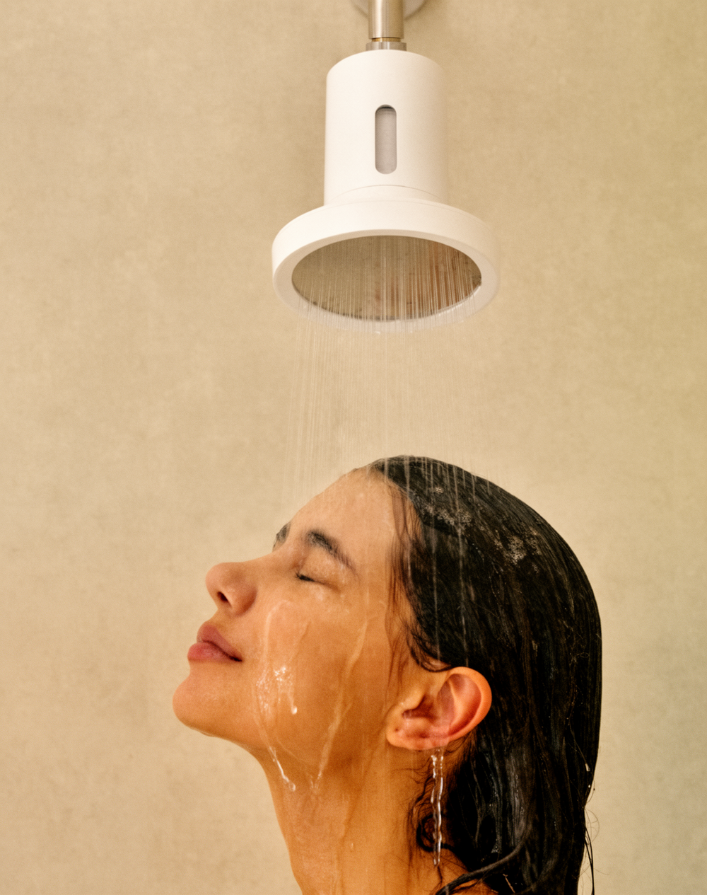 Day 1 — Softer water, immediately — Second Shower filtered water results